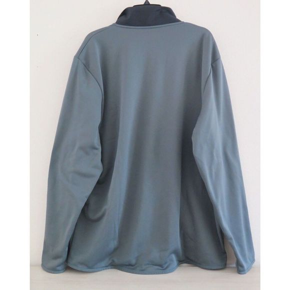 Under Armour 1357084 Men Sz 2XL Pitch Gray Armour Fleece Storm 1/2 Zip Pullover - Picture 4 of 5